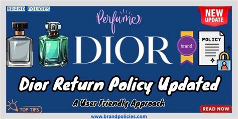 dior bag exchange policy|dior return label.